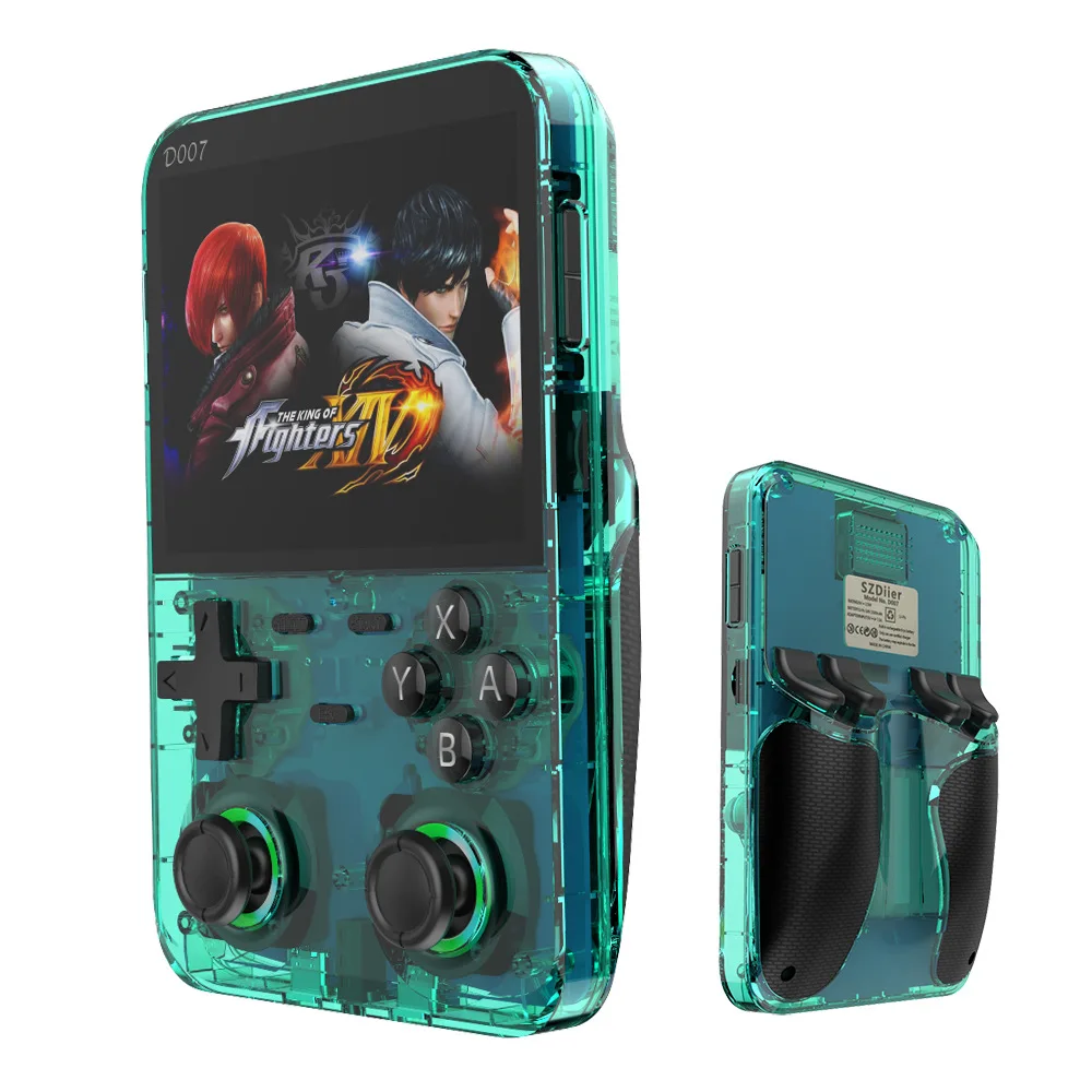 Retro Gaming Consoles - D007 Портативные игровые консоли 3,5-дюймовый IPS-экран
