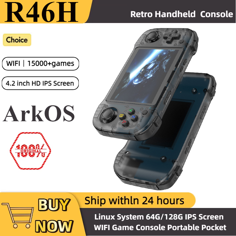 Retro Gaming R36S - R46H Ретро игровая консоль портативная 1024*768