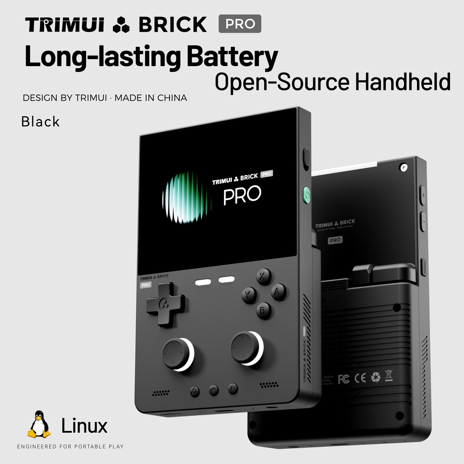 Retro Gaming R36S - Портативная игровая консоль TRIMUI BRICK PRO