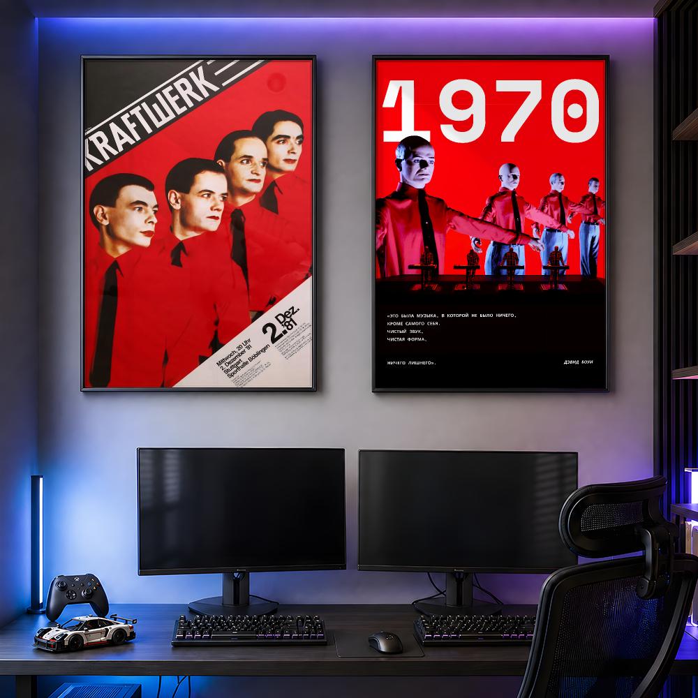 Ретро-постер Kraftwerk из ПП,  – обзор и цена Retro Gaming Life