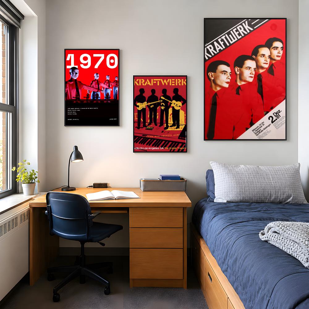 Ретро-постер Kraftwerk из ПП,  – обзор и цена Retro Gaming Life