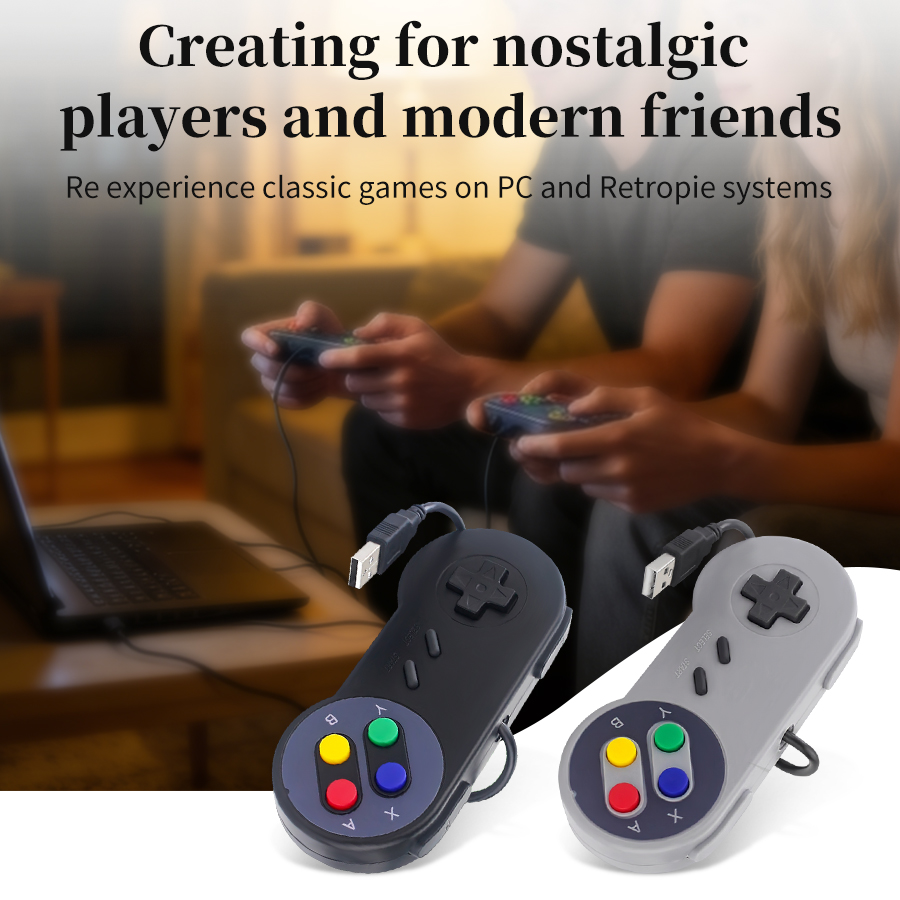 USB-геймпад в ретро-стиле для  – обзор и цена Retro Gaming For Windows